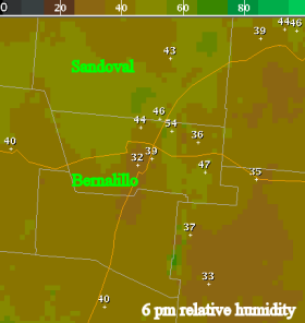 graphic of RH at 6pm