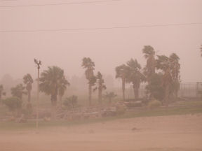 photo of dust storm