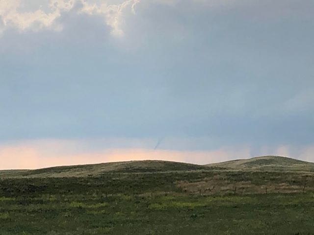 Outbuilding damage near Seneca, SD