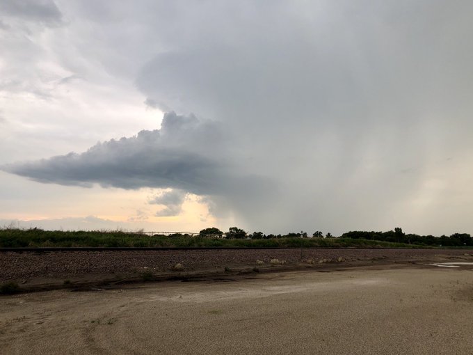 View of the June 7, 2020 storm reports over South Dakota