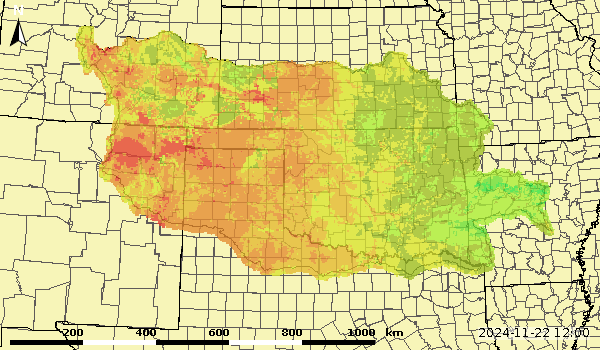 0.75m Soil Moisture Normal Percent