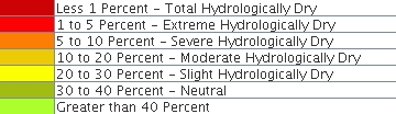 Lower Zone Soil Moisture Legend