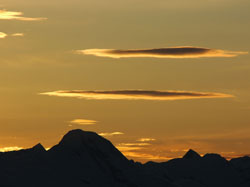 Image of lenticular clouds