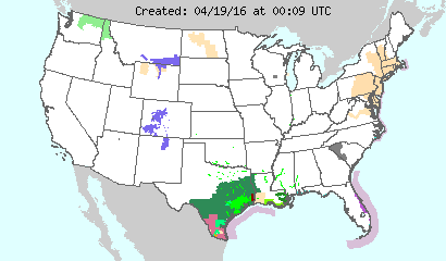 Click for current weather warnings from NOAA's National Weather Service