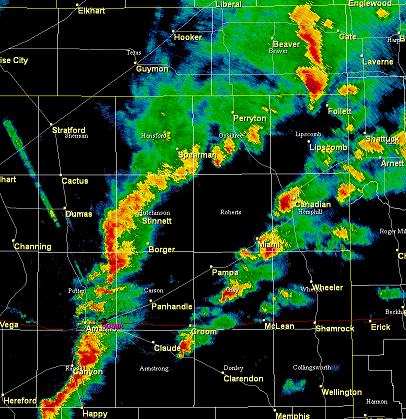 Radar loop 6:30 p.m. Feb. 2 - 3:00 a.m. Feb. 3