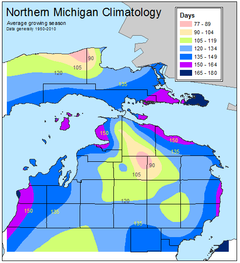 average growing season