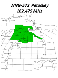 Petoskey Transmitter Service Area