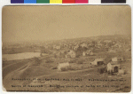 The destructive force of the tornado is evident in this scene of destroyed homes in the residential section of North Rochester. About one third of the city was completely destroyed and the remainder was heavily damaged. North Rochester, or Lower Town was the hardest hit. This section of the city was largely inhabited by working people.