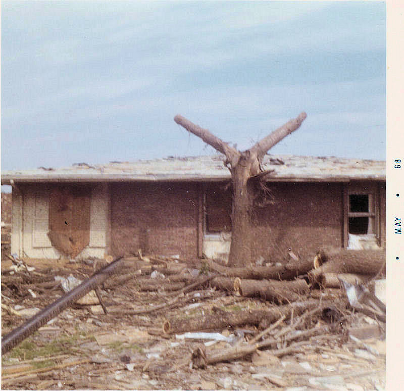 This is the 1st building counting from southwest clockwise on Kneisel Circle looking northeast at the southwest side of the quadruplex apartment. I was in the northeast side apartment 49.