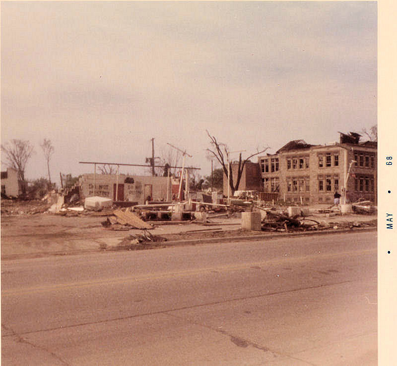 A gas station near McKinley School.