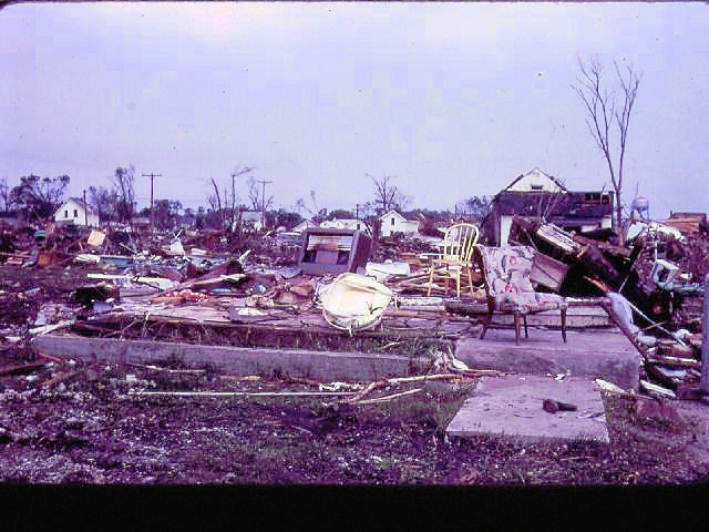 Typical scene on the north end of Charles City, IA