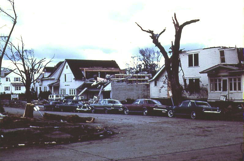 The Hauser Funeral Home at the corner of Blunt and Milwaukee in Charles City, IA