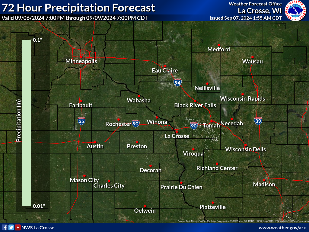 3 day total precipitation