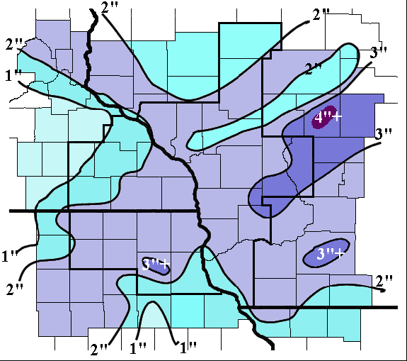 Ice accumulations