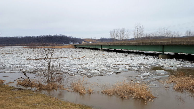 ice jam photo