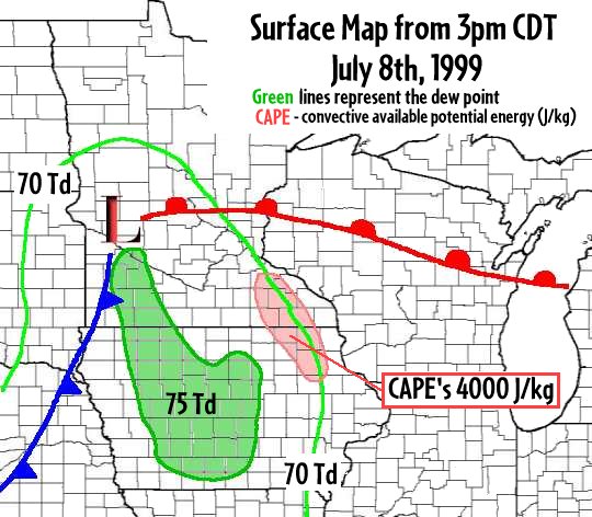 surface map