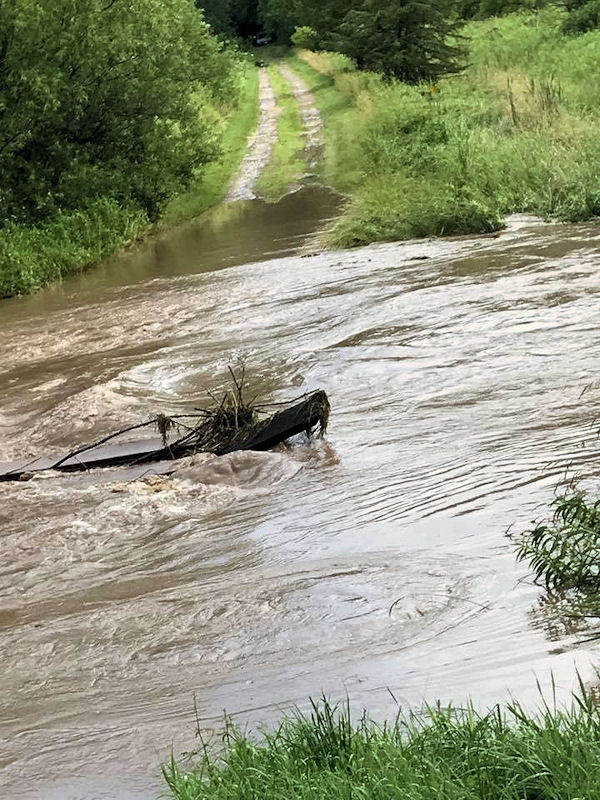 County G at LaCrosse and Vernon county line