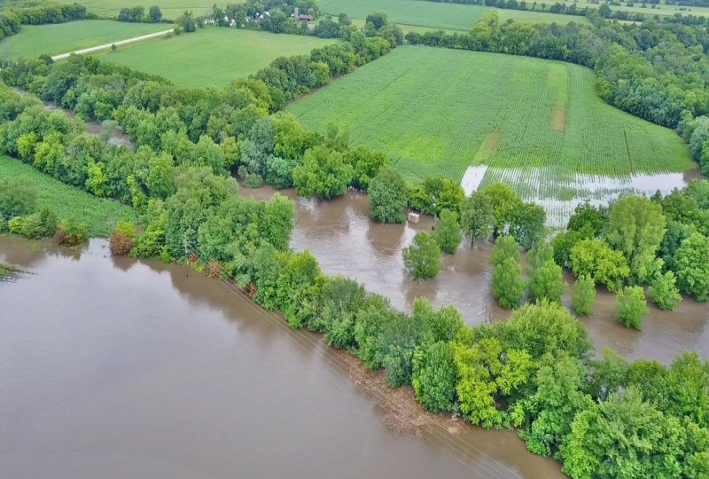 Twin Bridges Park in Fayette County, IA