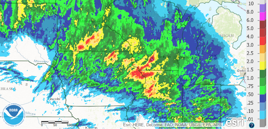 rainfall map