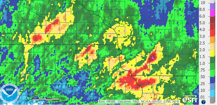 rainfall map