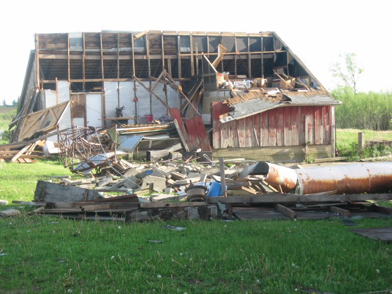 tornado damage