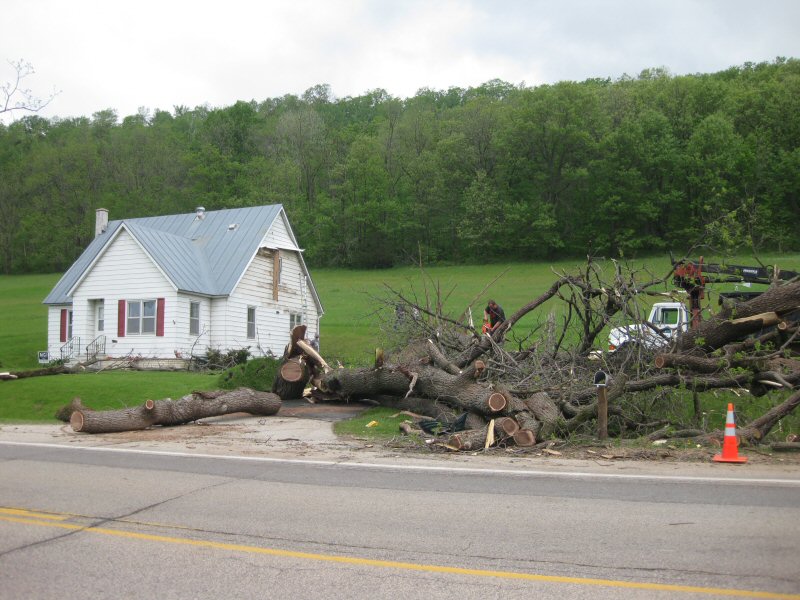 tornado damage