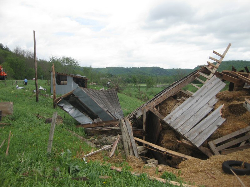 tornado damage