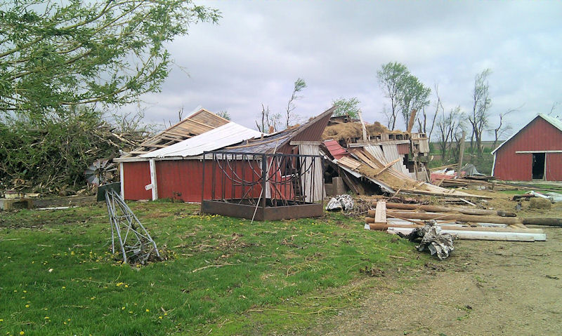 tornado damage