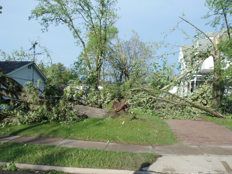 tornado damage