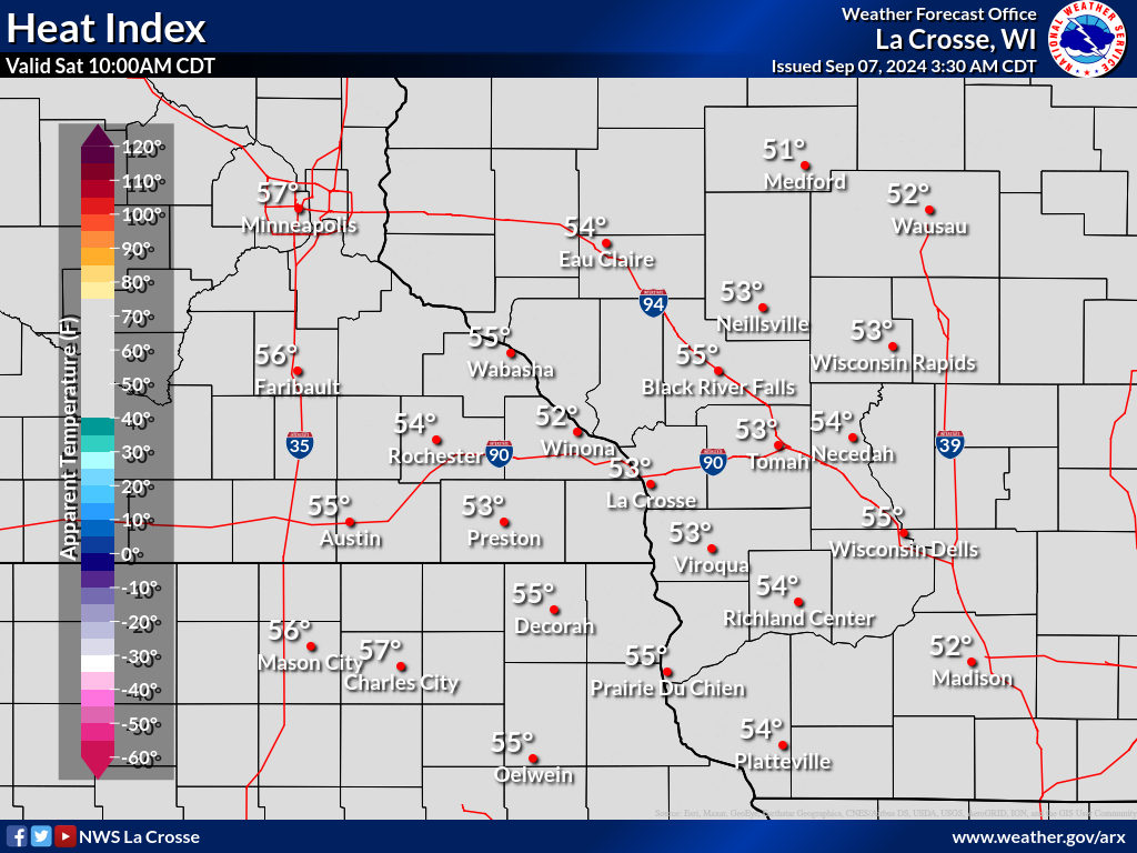 10 am heat index