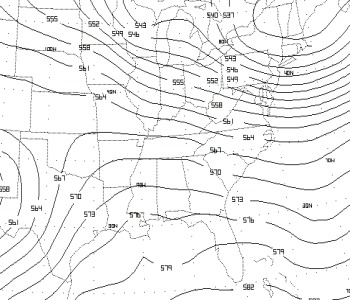 500 mb analysis at 00 UTC, March 16th.