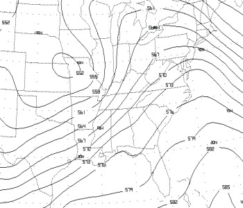 500 mb analysis at 00 UTC, March 18th.