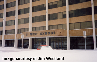 snowfall at old NWS office