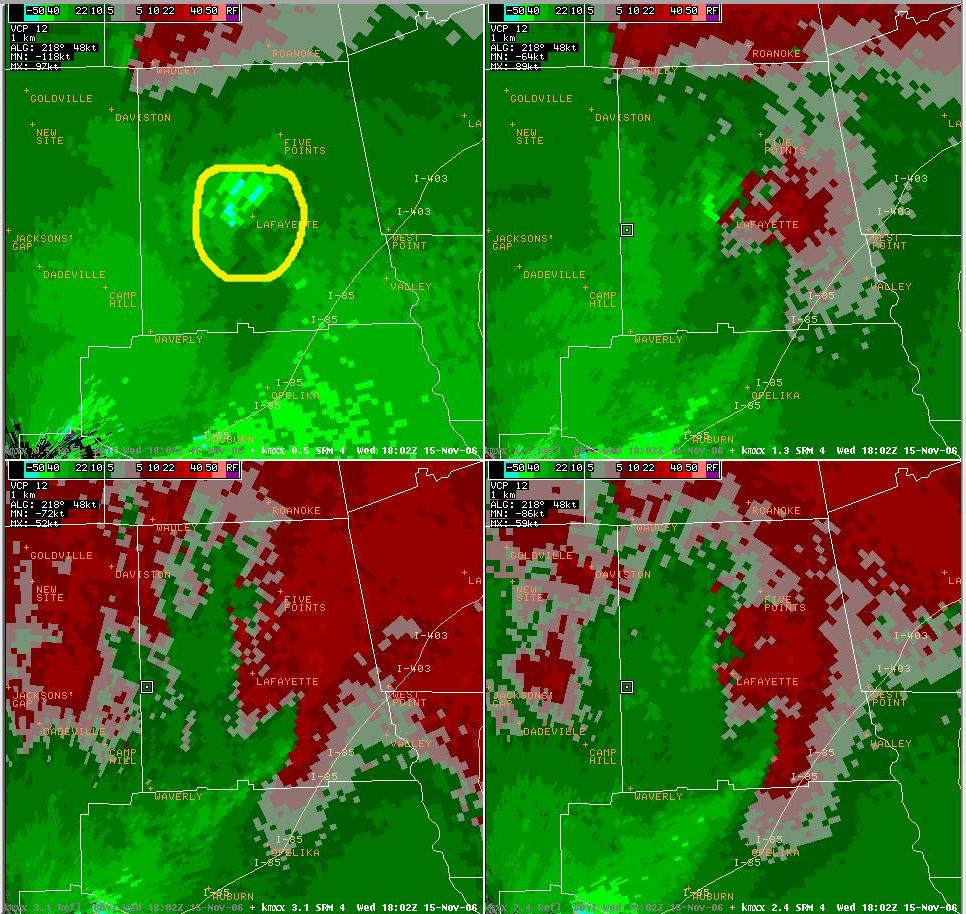 Tornado near Lafayette