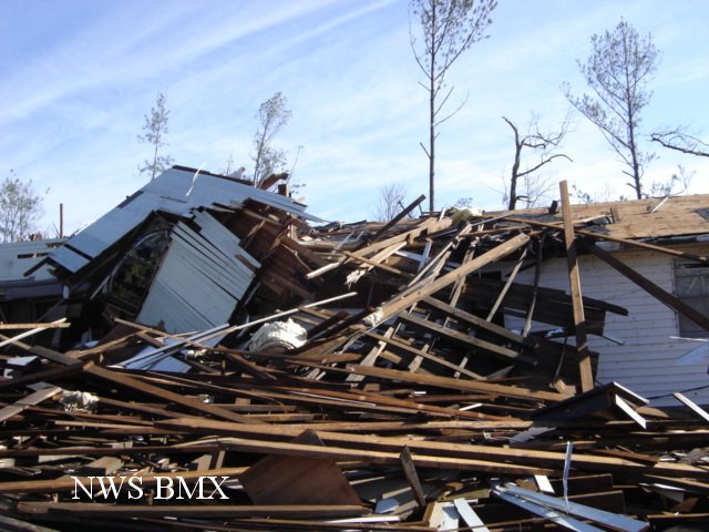 Windham Springs Baptist Church Damage