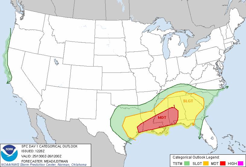 Day 1 Outlook 7 am