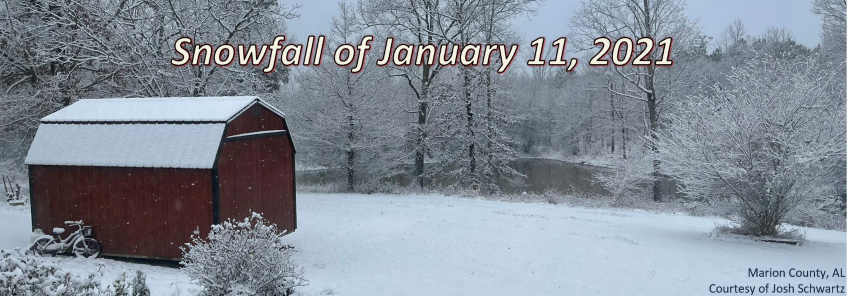 Snowfall of January 11, 2021