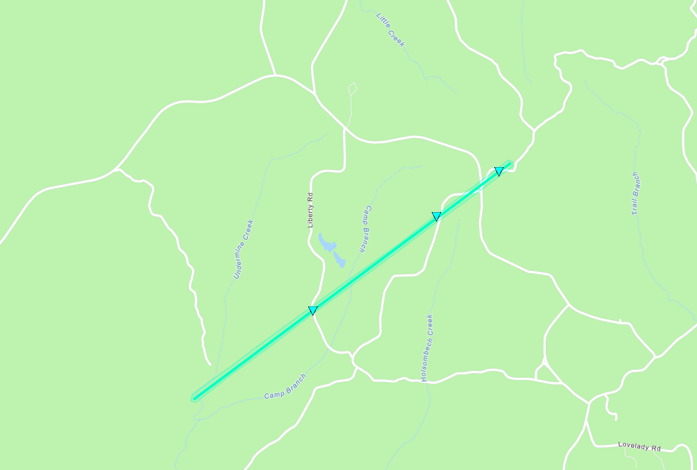 Tornado Track Map