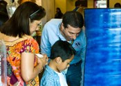 Barry Goldsmith describing how a waterspout works at Storm Fury 2010 (click to enlarge)