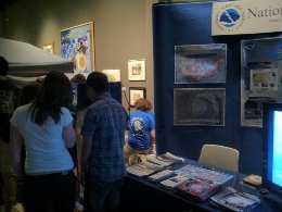 Children enthralled with the National Weather Service Tornado Chamber at Amazing Skies, March 12 2011 (click to enlarge)