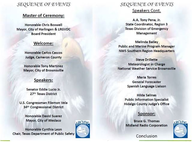 Sequence of events for ribbon cutting ceremony