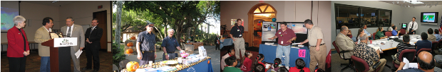 outreach banner, photograph melange for NWS Brownsville