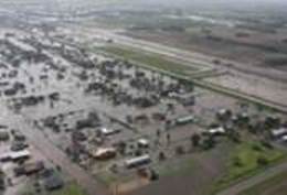 Areal flood example, Northeast Cameron County, July 2008