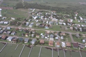 Debris dams at residential docks in Port Mansfield (click to enlarge)