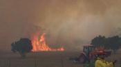 SMAC Ranch blaze attacking brittle rangeland, June 18th 2011 (click to enlarge)