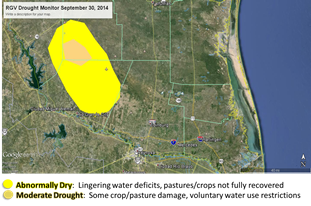 Rio Grande Valley/Deep S. Texas Drought Monitor, September 30 2014