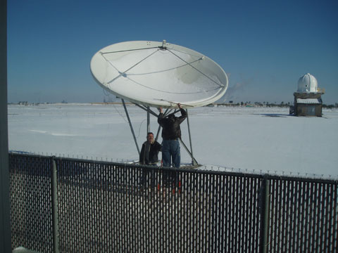 Corpus Christi - NWS Snow in Dish