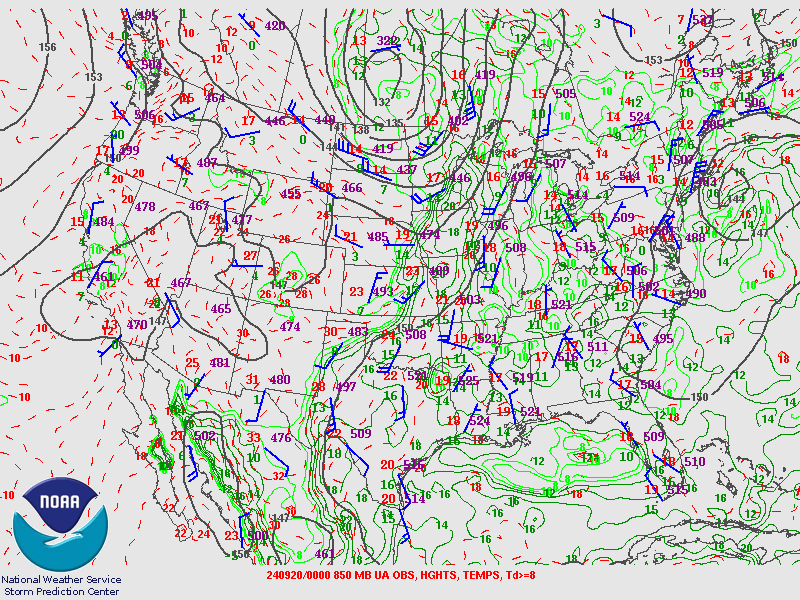 850mb Analysis 00 UTC September 20