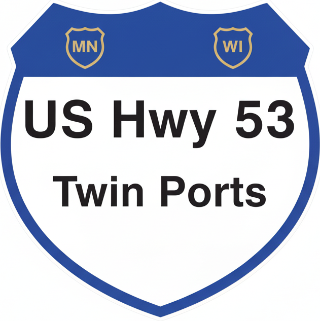 US Highway 53 Twin Ports Zoom