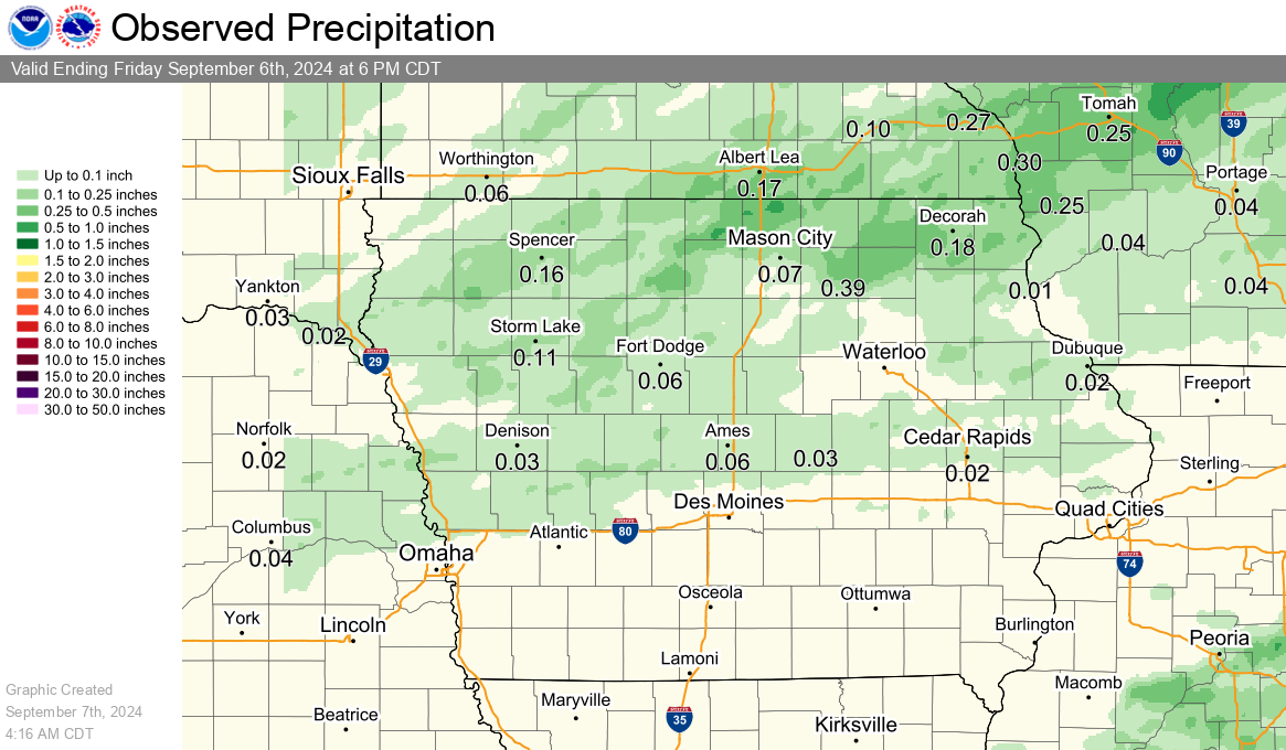 Previous 72 Hours of Precip